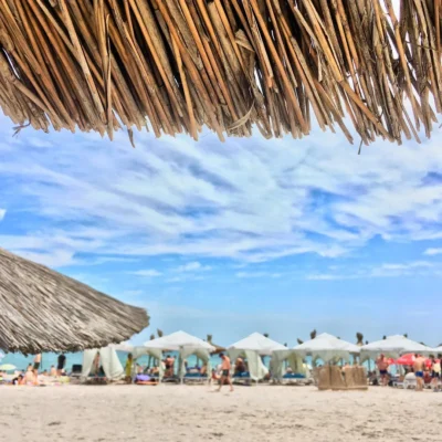 Vama Veche beach at daytime.
