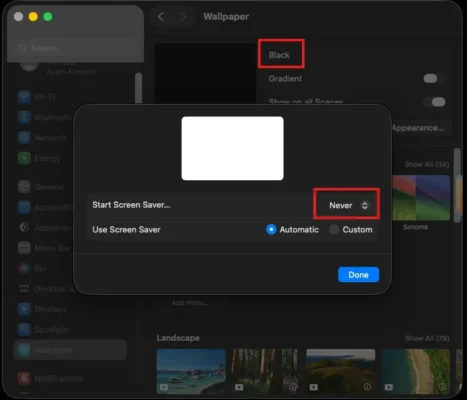 MacOS Tahoe 26 settings - Optimized.